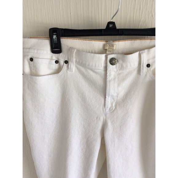 J. Crew, Stretch Off White Womens Jeans, Size 33/28 - Picture 3 of 6